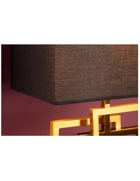 Stolní lampa Leonor zlatá 56cm