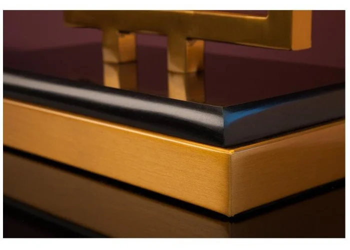 Stolní lampa Leonor zlatá 56cm