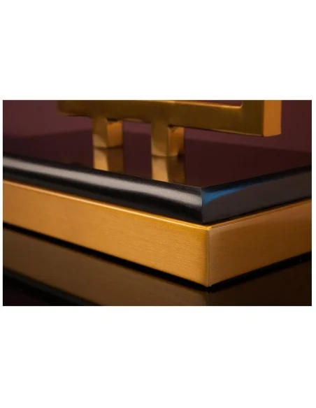 Stolní lampa Leonor zlatá 56cm