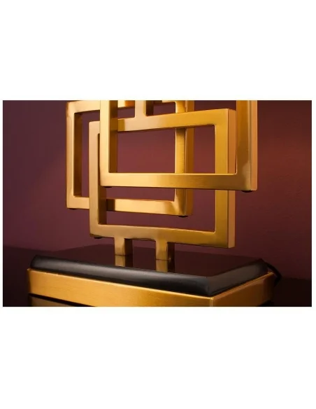 Stolní lampa Leonor zlatá 56cm