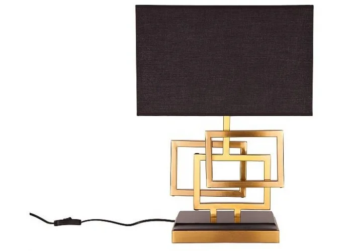 Stolní lampa Leonor zlatá 56cm