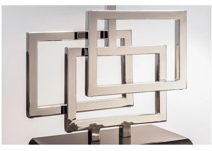 Stolní lampa Leonor stříbrná 56cm