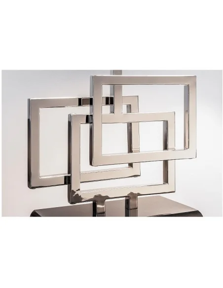 Stolní lampa Leonor stříbrná 56cm