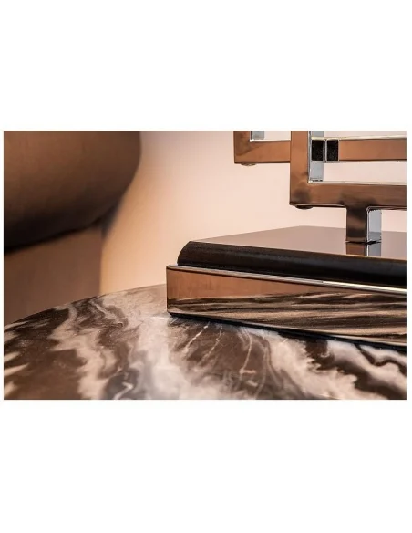 Stolní lampa Leonor stříbrná 56cm