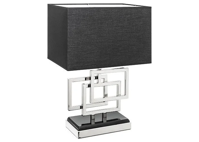 Stolní lampa Leonor stříbrná 56cm