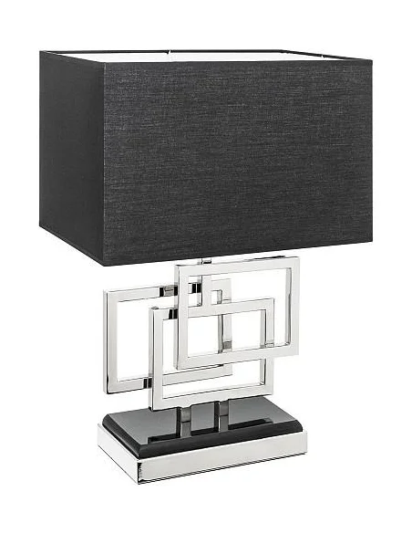 Stolní lampa Leonor stříbrná 56cm