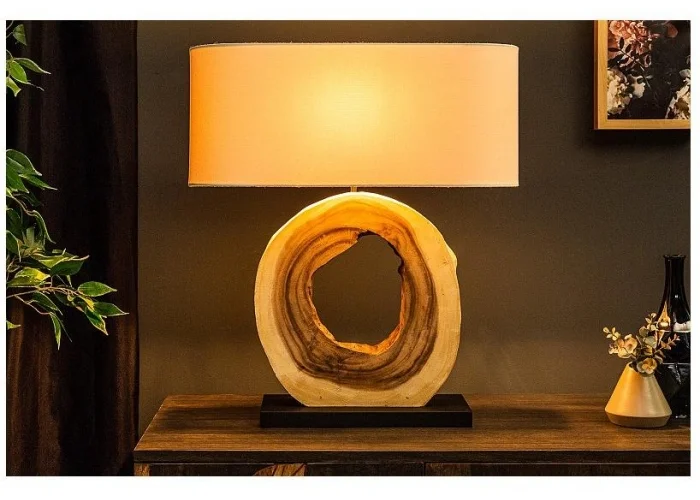 Stolní lampa OrganicArtwork Ořech 55cm