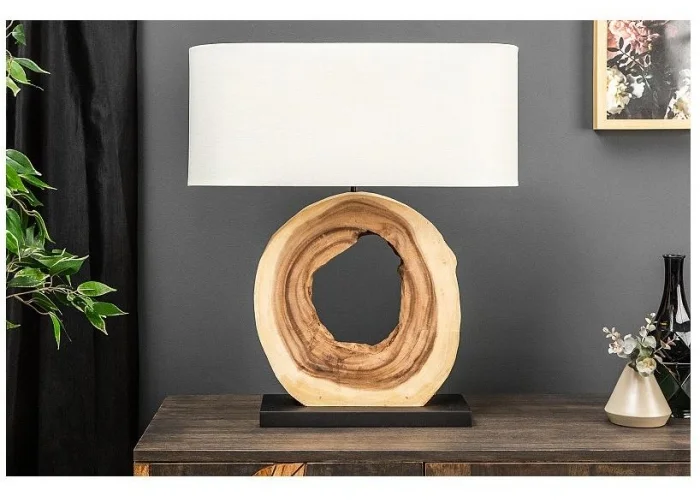 Stolní lampa OrganicArtwork Ořech 55cm