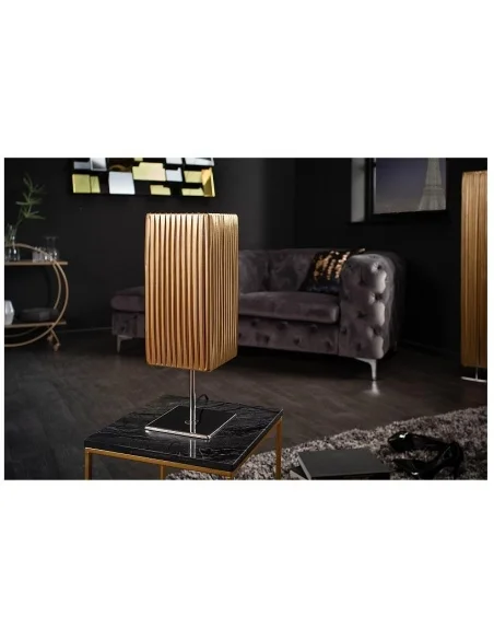 Stolní lampa Paříž zlatá 43cm