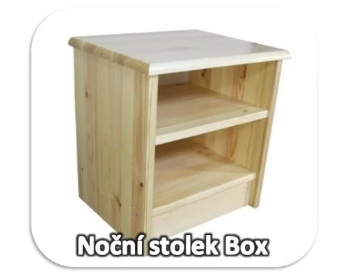 Noční stolek s policí
