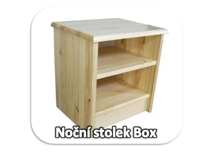 Noční stolek s policí