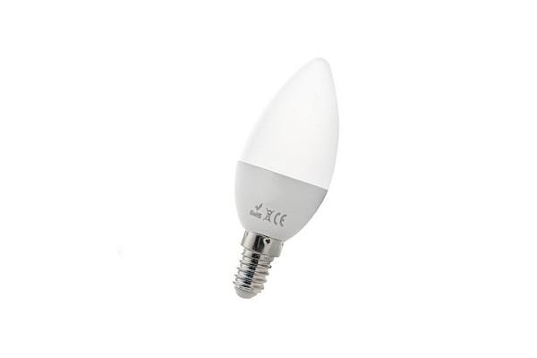LED žárovka Berge - E14 - 7W - 630Lm - svíčka - teplá bílá