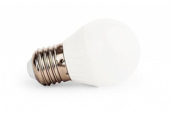 LED žárovka - Berge - E27 - 7W - 600Lm - koule - teplá bílá