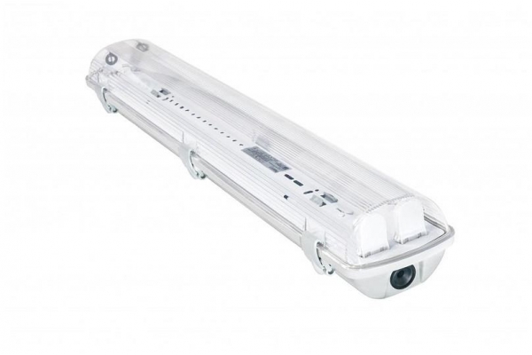 Svítidlo pro LED trubice - 2x60cm - BRGTRU031 - jednostranné napájení - IP65