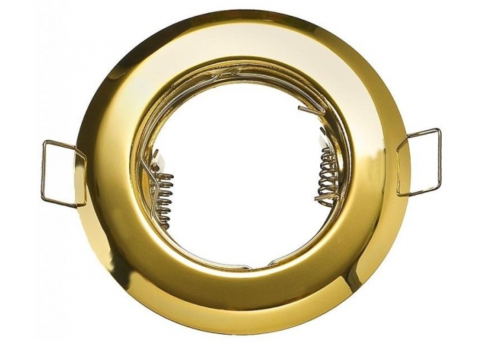 Podhledové bodové svítidlo kruhové NEVÝKLOPNÉ BRG70005 zlatá