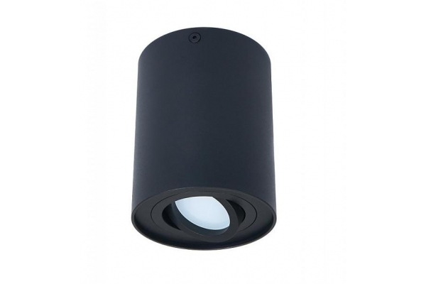Podhledové bodové svítidlo OS100-CP výklopné - kruhové - černá matná + patice GU10