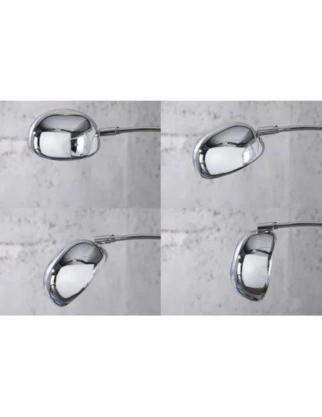 Stojací lampa Pět Světel - chrom